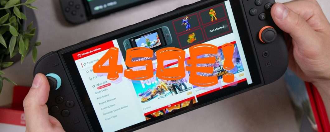 Nintendo Switch 2 a soli 450€ grazie al Coupon VACANZE26 su eBay