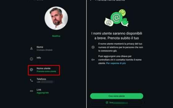 Nome utente WhatsApp