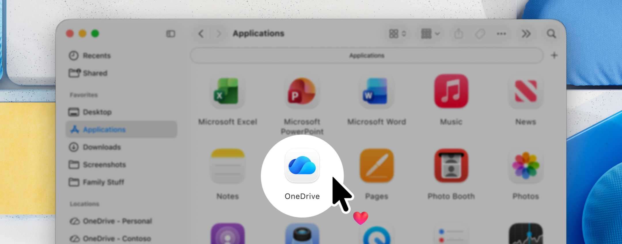 Miglioramenti OneDrive su Mac