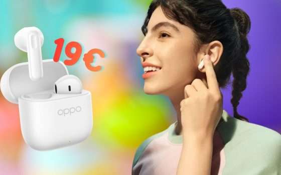 OPPO Enco Buds3: auricolari wireless a soli 19 euro che non deludono