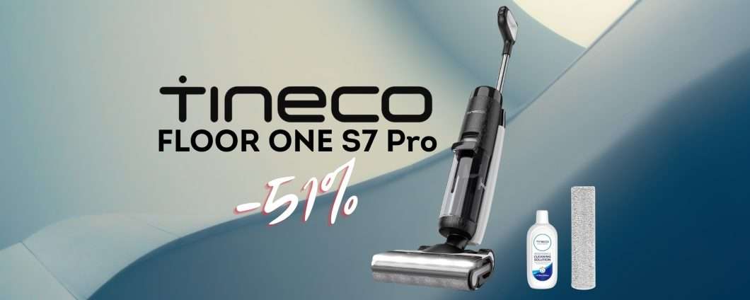 Pavimenti splendenti senza sforzo con Tineco FLOOR ONE S7 Pro a metà prezzo