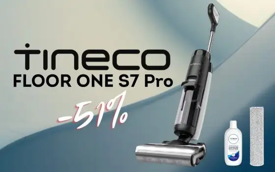 Pavimenti splendenti senza sforzo con Tineco FLOOR ONE S7 Pro a metà prezzo