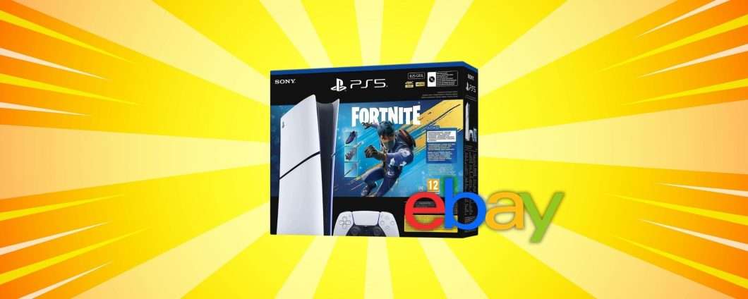 PlayStation 5 Slim + Fortnite a soli 489€ su eBay