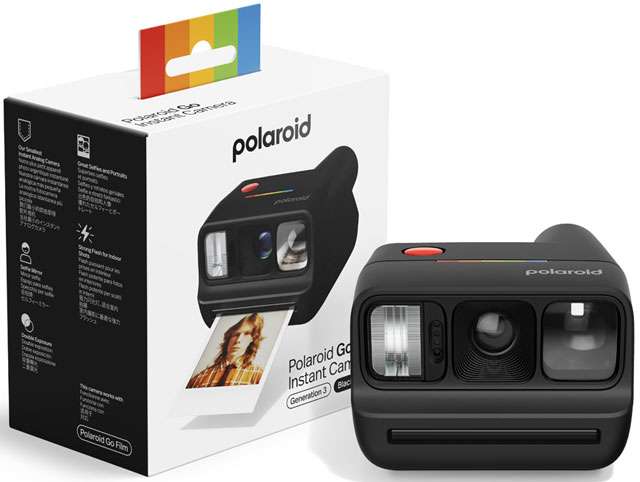 La nuova fotocamera istantanea Polaroid Go Generation 3