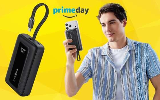 Prime Day in anticipo: Power Bank da 30W con capacità da 20000mAh a 20€