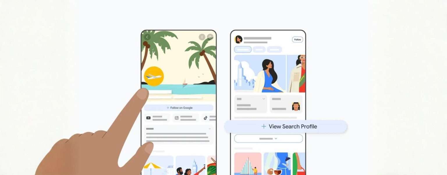 Anteprima: Google offre ai creator i profili personalizzati nei risultati di ricerca