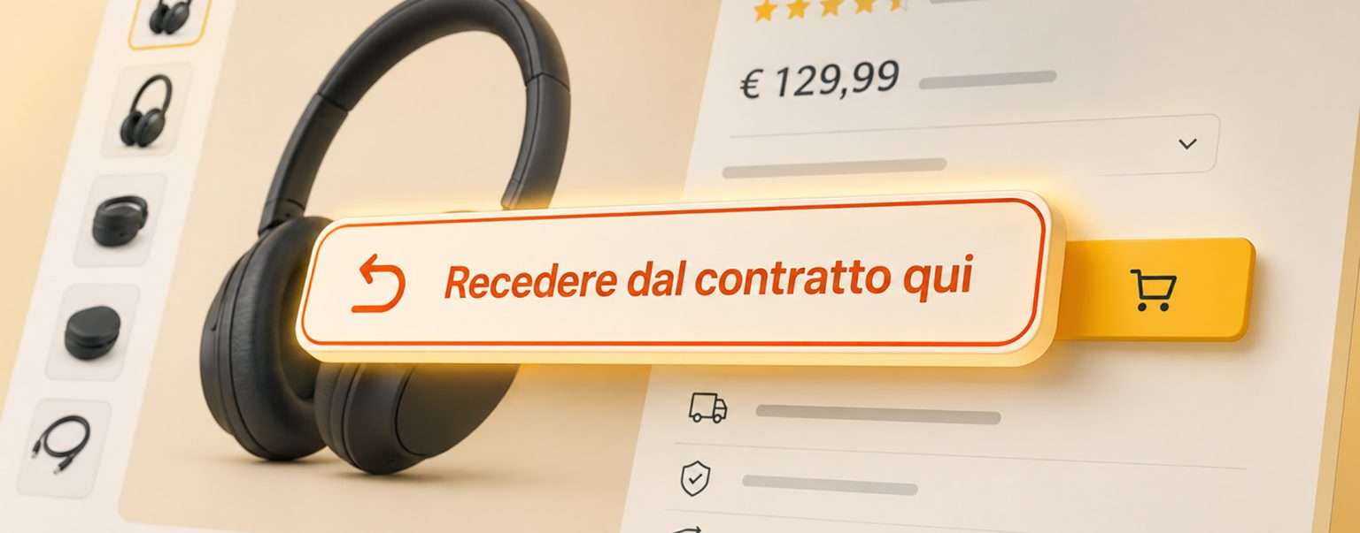 Anteprima: Arriva il pulsante di recesso, cosa cambia per gli acquisti online