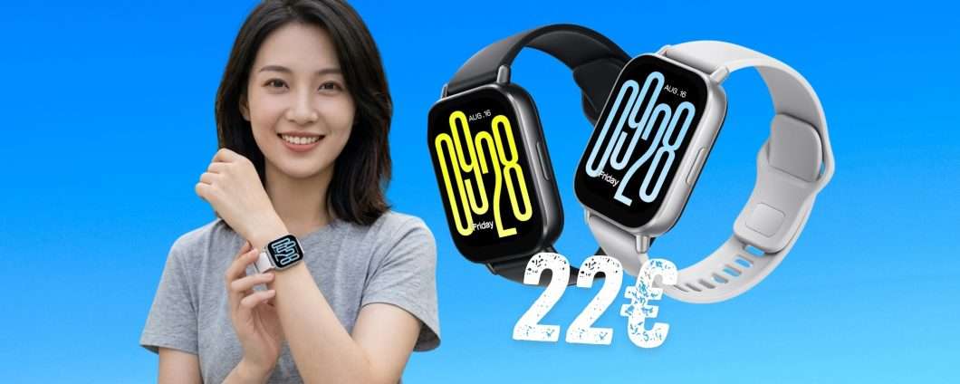 Redmi Watch 5 Active a prezzo assurdo su Amazon (solo 22€)
