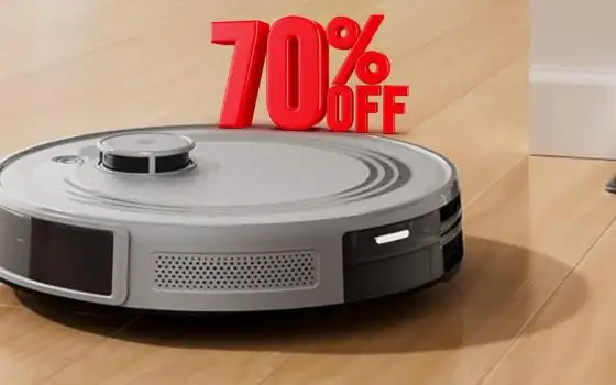 Robot aspirapolvere lavapavimenti Lefant M2 da 6000Pa con il 70% di sconto