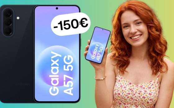 Samsung Galaxy A57 5G da 256GB al 25% in meno è il best buy di oggi