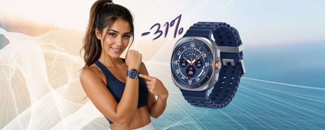 Samsung Galaxy Watch Ultra 2025: completo e in super offerta (-31%)