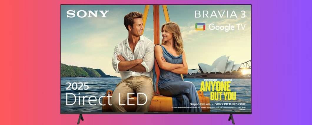 Smart TV Sony BRAVIA 3 da 43" con Google TV in promo shock su Amazon