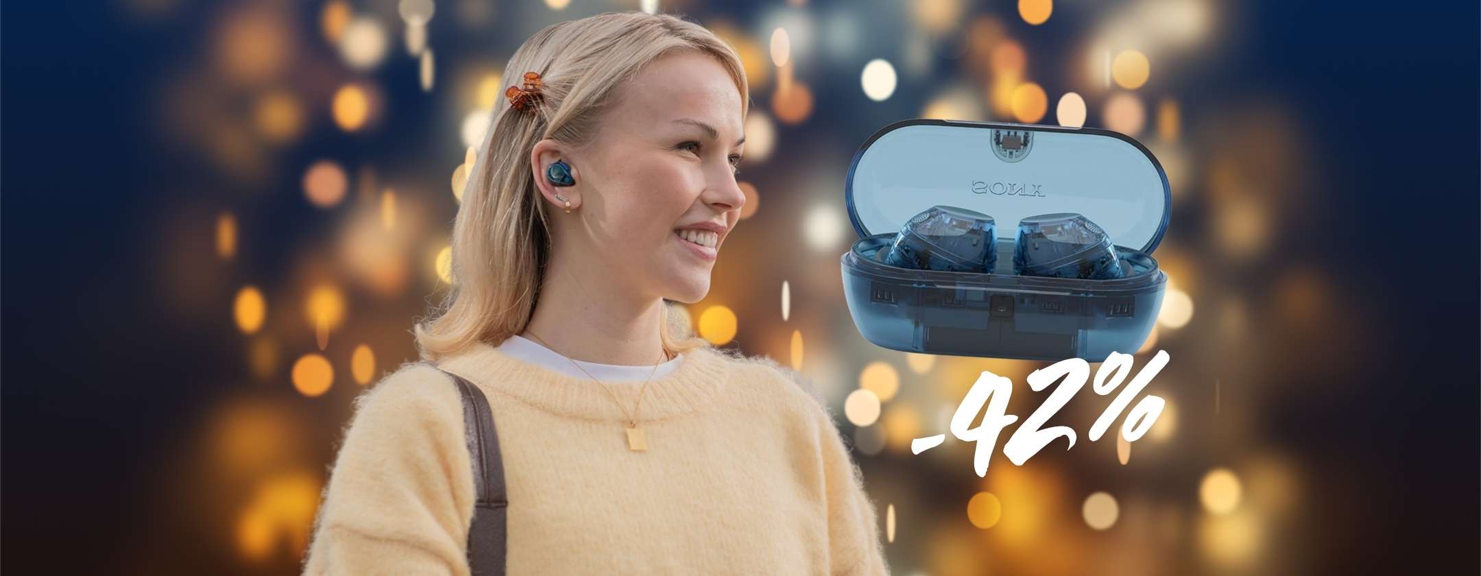 Sony WF-C710N: auricolari wireless discreti e performanti scontati al 42%
