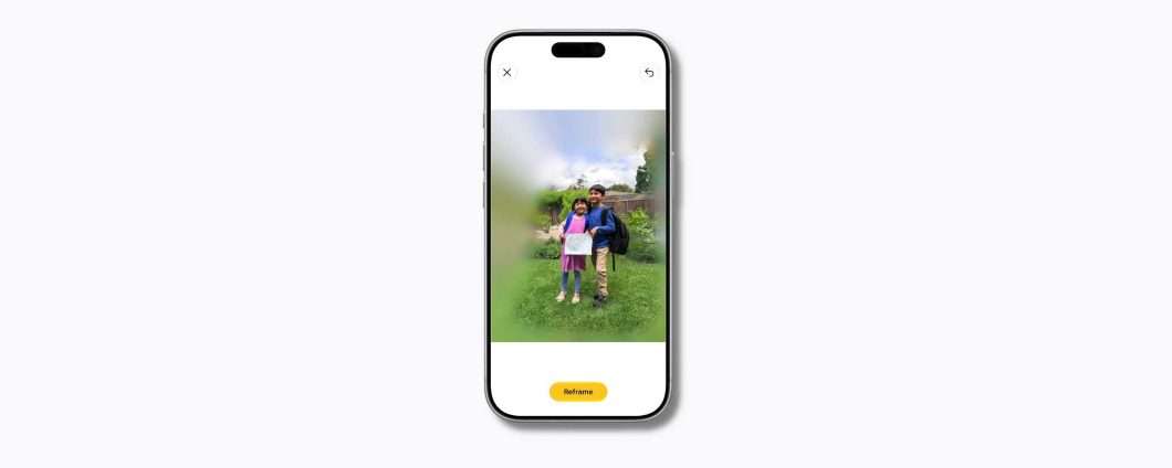 Foto su iPhone: Spatial Reframing corregge la prospettiva con l'AI