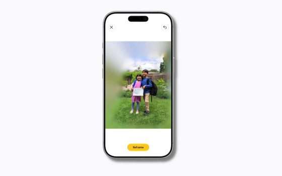 Foto su iPhone: Spatial Reframing corregge la prospettiva con l'AI