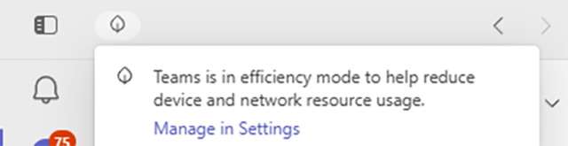 Arriva la Efficiency Mode di Teams