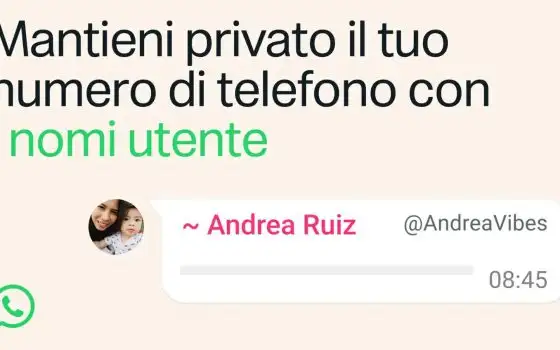 WhatsApp: username al posto del numero di telefono, come si prenota