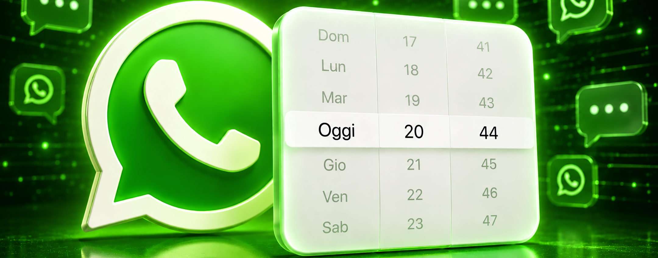 WhatsApp, messaggi programmati