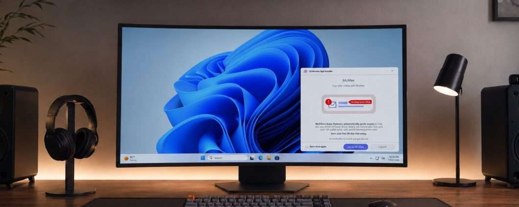 Windows Update installa un'app di LG che pubblicizza McAfee