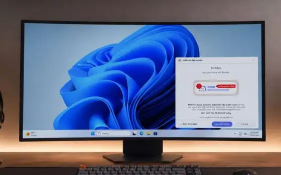 Windows Update installa un'app di LG che pubblicizza McAfee