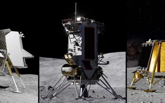 Tre nuovi lander e un gemello di Perseverance sulla Luna