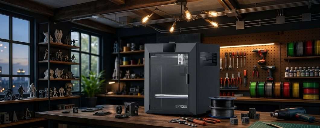 QIDI Plus5 in anteprima: la stampante 3D dal grande formato si rinnova ed evolve