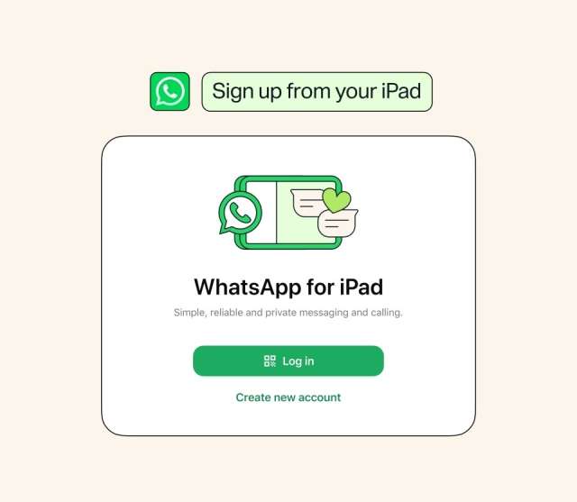 WhatsApp iPad