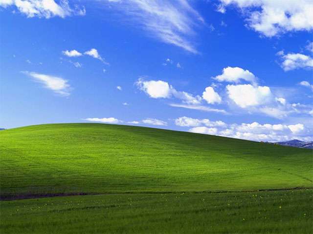 Bliss, lo sfondo di Windows XP