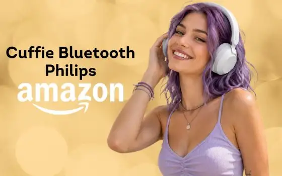 Cuffie Bluetooth Philips da 50 ore con cancellazione del rumore, scontatissime