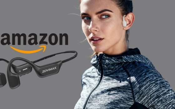 Cuffiette Bluetooth a conduzione ossea perfette per nuoto e tanto altro (42€)