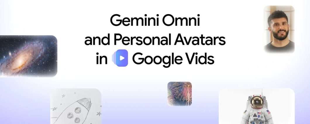 Google Vids crea avatar AI con il proprio volto e la propria voce