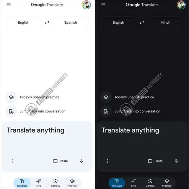 La nuova interfaccia di Google Traduttore