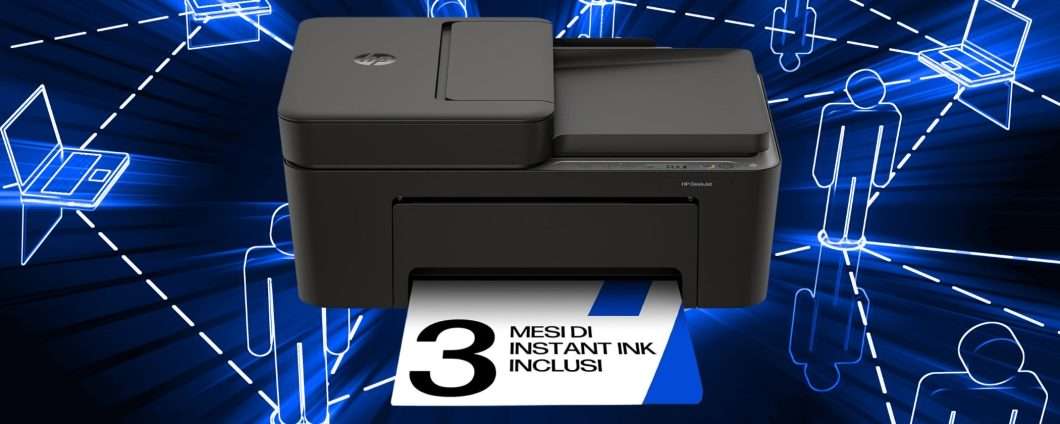HP DeskJet 4320: stampante multifunzione a colori WiFi a soli 49€