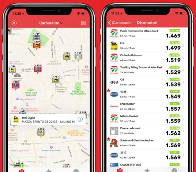 L'app iCarburante