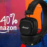 Le iconiche cuffie Bluetooth Marshall Major V oggi scontate del 40%