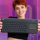 Logitech K400 Plus: tastiera wireless touch super versatile a soli 25€