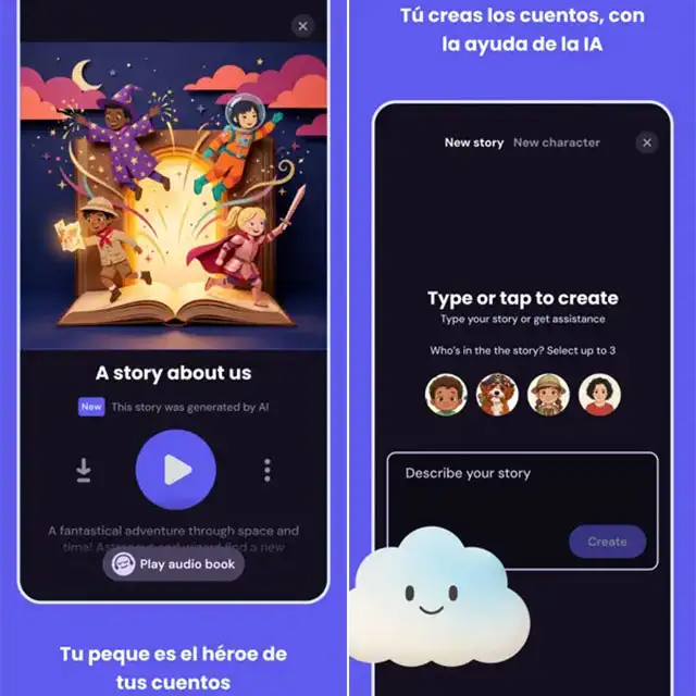 Screenshot per l'applicazione Meta StoryKit