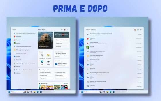 La Ricerca di Windows diventa più veloce e meno caotica