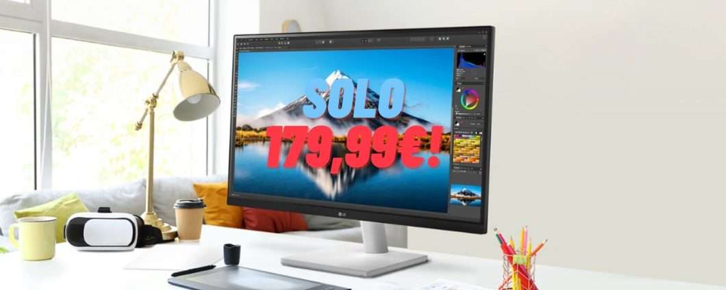 Monitor LG Ultra HD 4K da 27 pollici a soli 180€ su Amazon