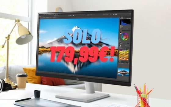 Monitor LG Ultra HD 4K da 27 pollici a soli 180€ su Amazon