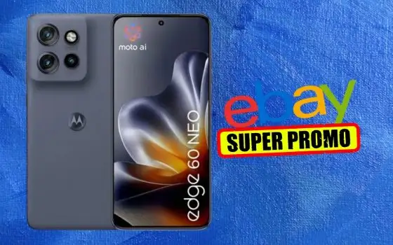 Motorola Edge 60 Neo 5G da 256GB: ottima offerta con il codice sconto eBay