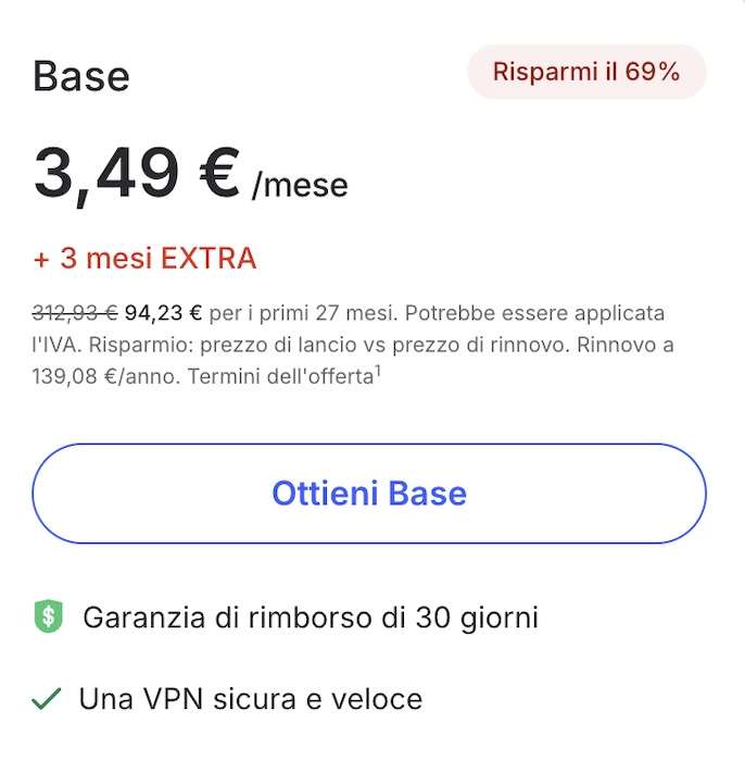 offerta nordvpn luglio 2026