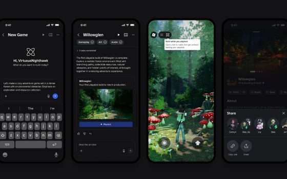 Roblox lancia Build per creare giochi dal telefono con un prompt AI