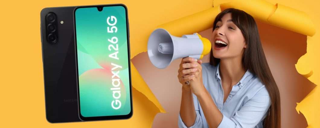 Samsung Galaxy A26 a soli 195€ su eBay è un affare da non perdere
