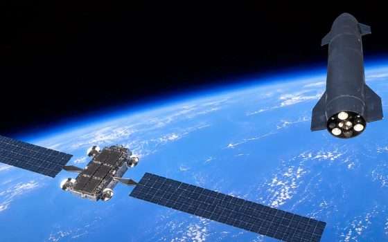 La foto di Starship scattata da un satellite Starlink è reale