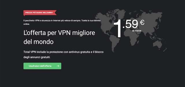 total vpn offerta