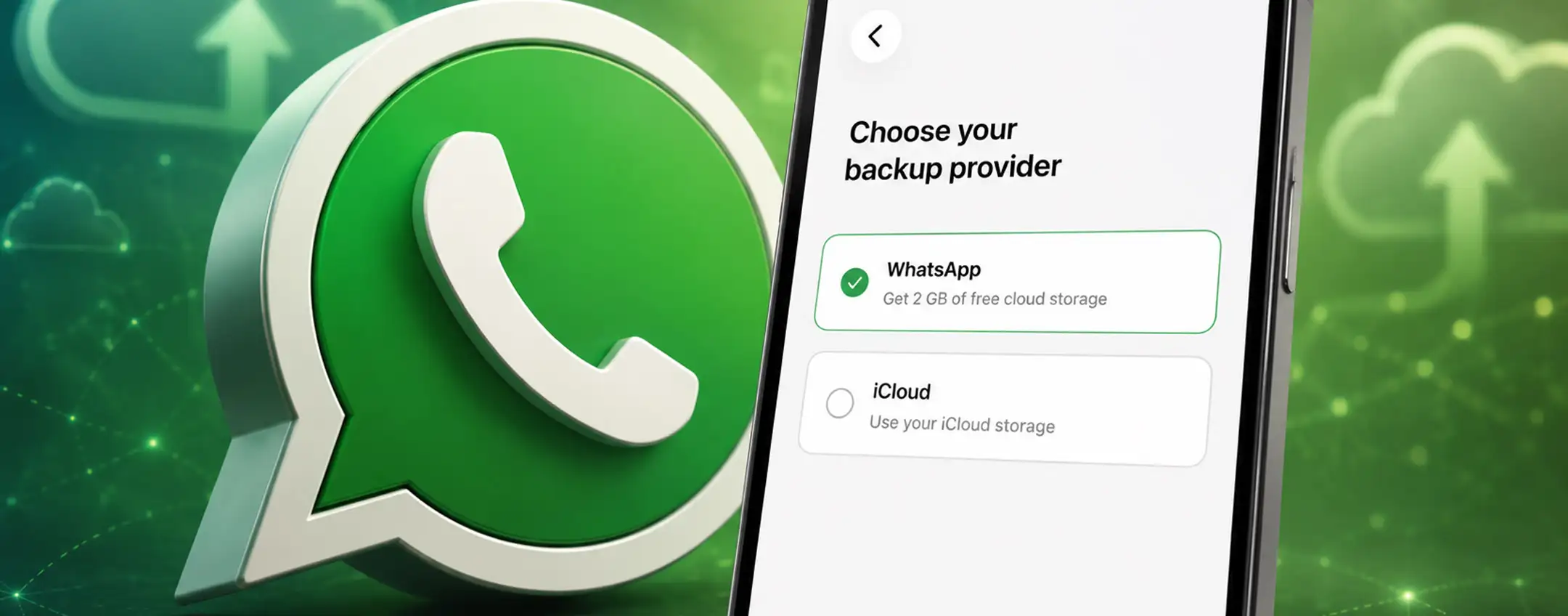 WhatsApp, backup sul cloud di Meta