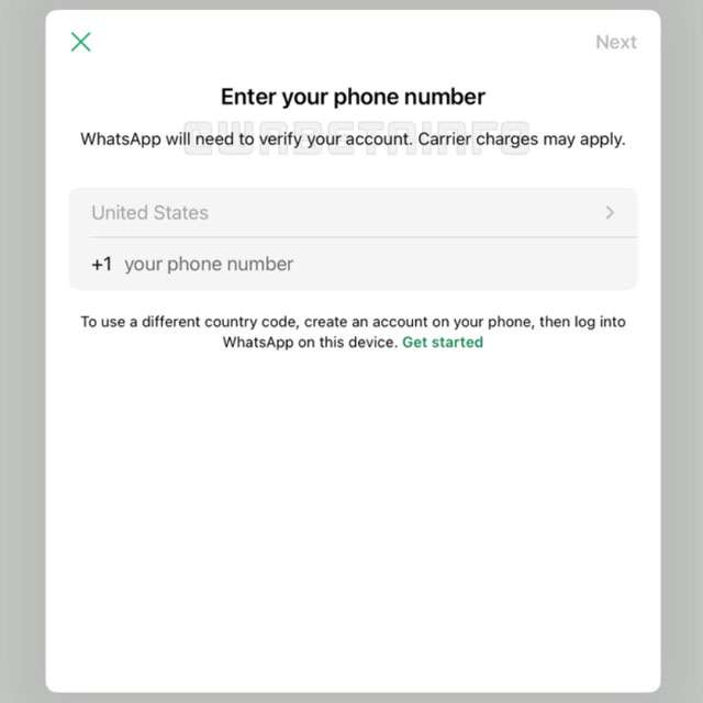 La versione iPad di WhatsApp consente di registrare un account, rendendo il tablet Apple il dispositivo principale