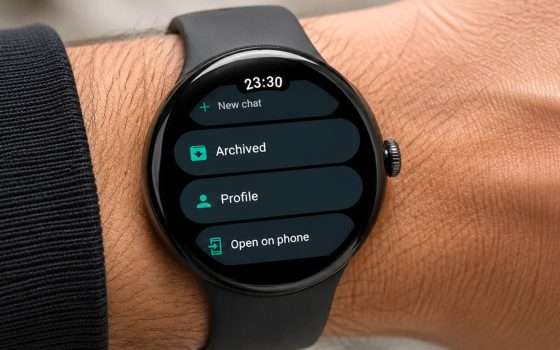 WhatsApp migliora su Wear OS, avvia nuove chat dallo smartwatch