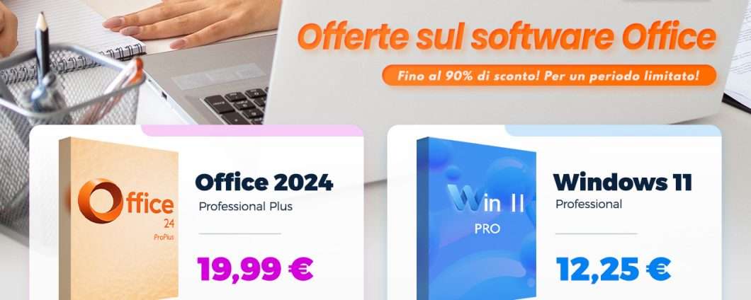 Aggiornare il PC? Windows 11 Pro e Office 2024 partono da 12,25 €